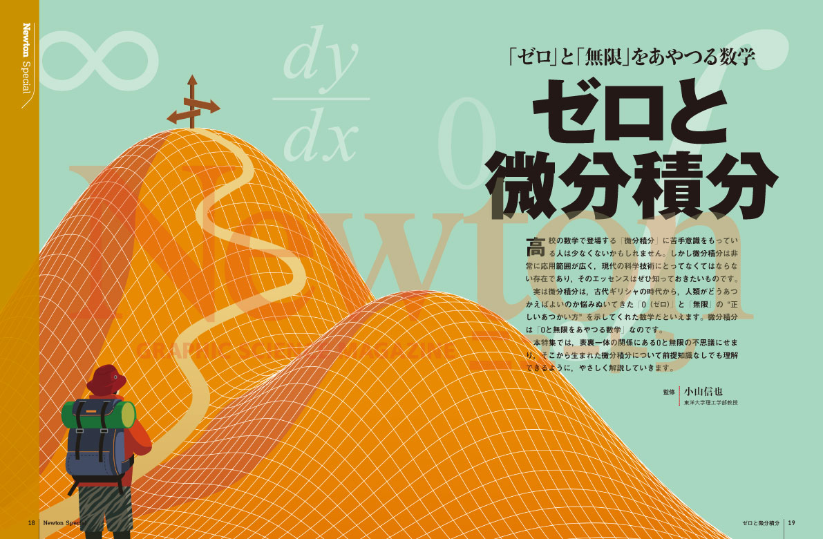 科学雑誌ニュートン年12月号 ゼロと微分積分 ニュートンプレス